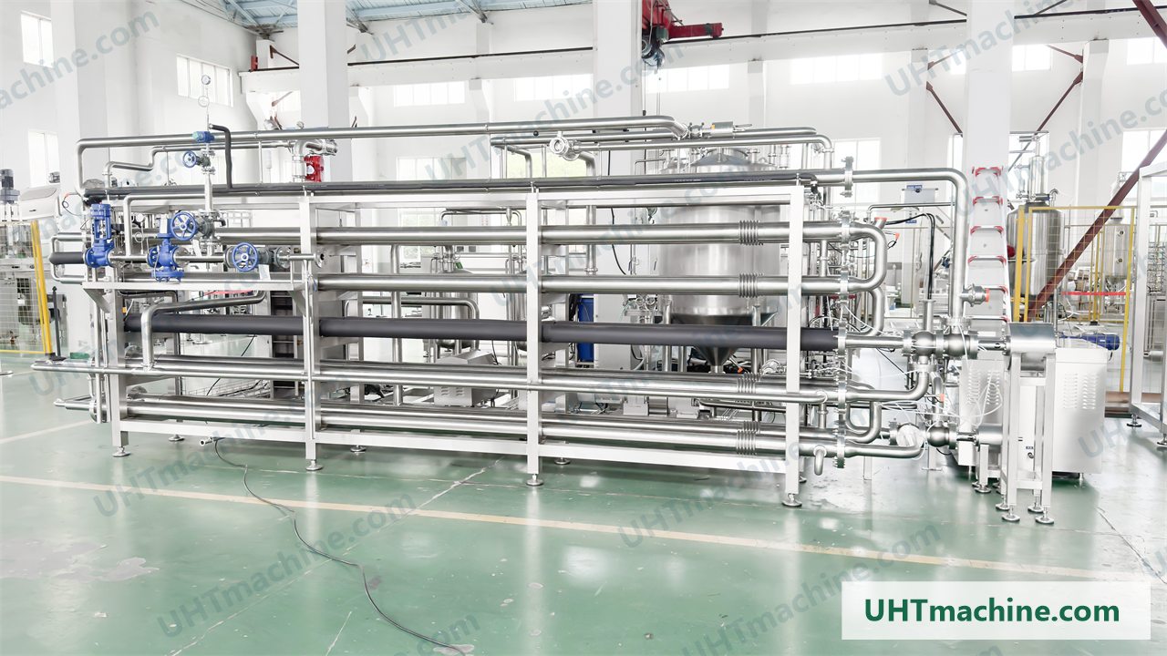 Tube-in-tube UHT equipment reference for plant-based drink planning
